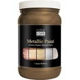 thumbnail image 1 of Color Care Metallic Paint, Water-Based Low-Odor Paint for Walls and Crafts, Dark Bronze Matte, 1 Quart, 1 of 5