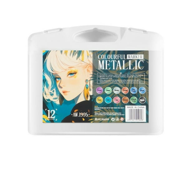 Metallic Paint Markers Permanent Metallic Paint Markers: 12-Piece Acrylic Pens for Rock Painting, Glass, Wood, And Fabric, Perfect for Diy Projects And Art Journals Metallic Paint Markers Gundam