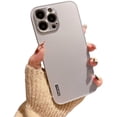 thumbnail image 1 of Metallic Pattern Simple Lens All-Inclusive Phone case, Multi-Color Optional, Shockproof and wear-Resistant, for iPhone 15 14 13 12 11 Pro Max Plus XS XR Phone Case (Silver,iPhone XR), 1 of 7