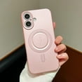 thumbnail image 1 of Metallic Phone Case for Apple iPhone 12 Pro Max, Compatible with Magsafe Wireless Charging Anti-Scratch Soft TPU Bumper Anti-Scratch Mangetic Case for Women Men, Pink, 1 of 1