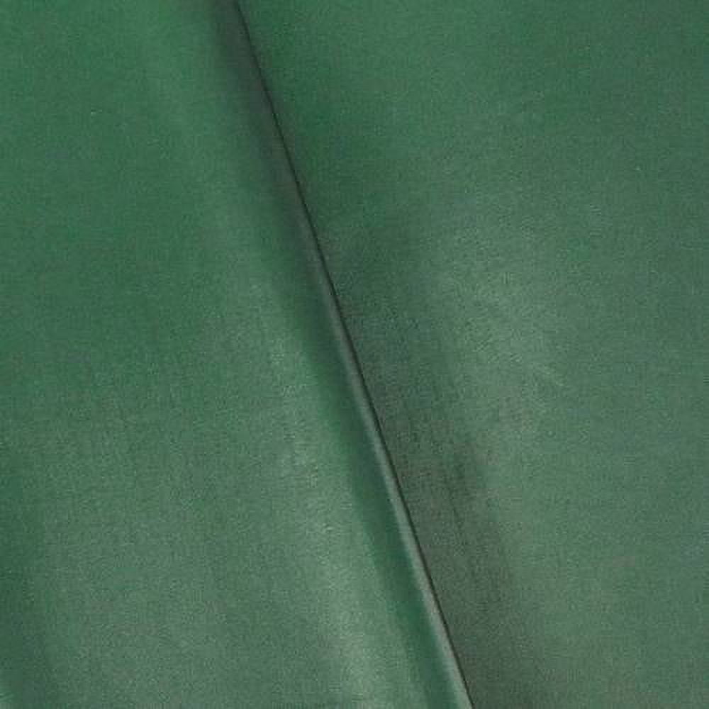 Metallic Pine Green Nylon Rainwear, Fabric By the Yard