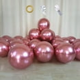 thumbnail image 1 of Metallic Pink Balloons 12 inch Chrome Pink Balloons for Birthday Wedding Anniversary Festival Party Decorations 53 pcs, 1 of 4