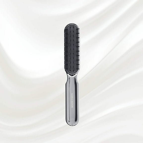 Metallic Pneumatic Synthetic Pin Styling Hairbrush