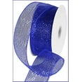 thumbnail image 1 of Metallic Poly Deco Mesh Ribbon (2.5" x 25 Yards, Royal Blue) : RS200425, 1 of 1