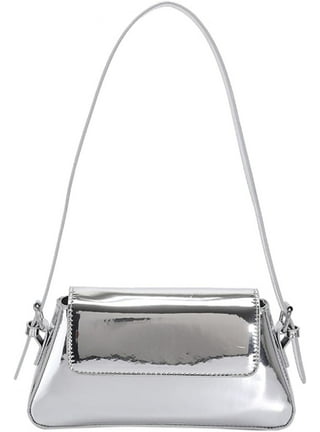 Silver clutch purse walmart hotsell
