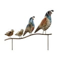 thumbnail image 1 of Metallic Quail Family Stake, 1 of 5