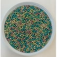 thumbnail image 1 of Metallic Rainbow Dragee Sprinkles, Cake, Cookie, Donut, Cakepop Toppings, 6 oz., 1 of 1