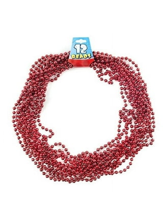 Red bead necklace walmart best sale