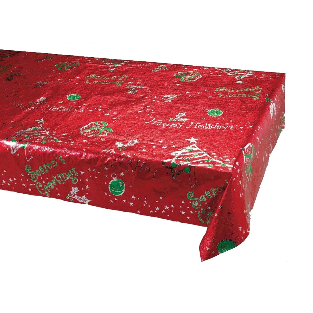 Metallic Red Tablecover