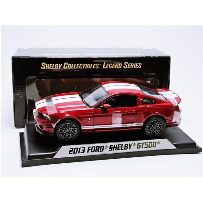 シェルビー2013 Shelby GT500 1/18 2013 Ford Shelby Mustang Cobra GT500 Grey With Black Stripes 1/18