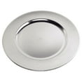 thumbnail image 1 of Metallic Round Charger Plate, 12-7/8-Inch, Silver, 1 of 1