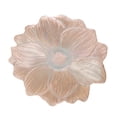 thumbnail image 1 of Metallic Round Placemats 14.96", Pressed Lotus Flower Design, Washable & Non- - Great for Dinner, Holiday, Wedding Decor & Party Table Settings,Rose Gold - 38cm, 1 of 8