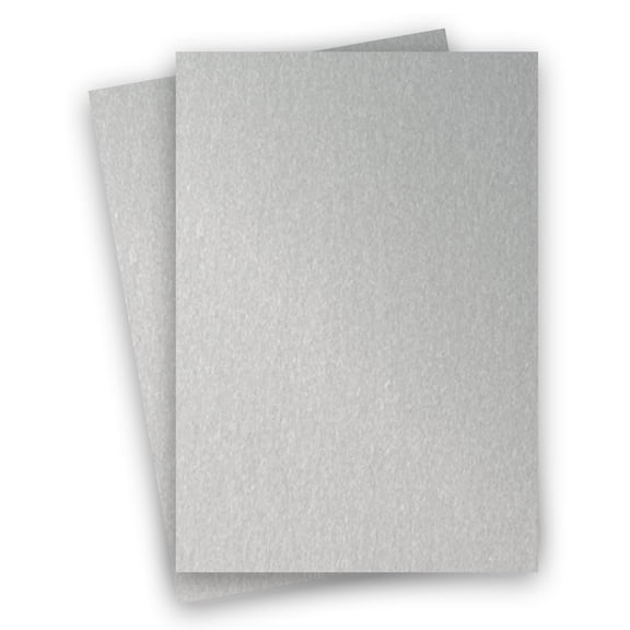 Metallic SILVER 8.5X14 (Legal) Paper 105C Cardstock - 150 PK -- Pearlescent 8-1/2-x-14 Metallic Card Stock Paper - Business, Card Making, Designers, Professional and DIY Projects