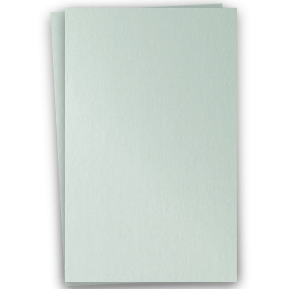 Metallic SOFT AQUAMARINE 12X18 (Large) Paper 105C Cardstock - 100 PK -- Pearlescent 12-x-18 Large size Metallic Card Stock Paper - Great for Business, Card Making, Designers and DIY