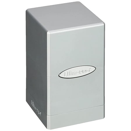Ultra Pro Deck Box Satin Tower: Metallic Silver
