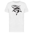 thumbnail image 1 of Metallic Shark Cartoon Tee Men's -Image by Shutterstock, 1 of 2