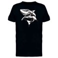 thumbnail image 1 of Metallic Shark Cartoon Tee Men's - Men T-Shirt, Small, 1 of 1