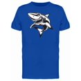 thumbnail image 1 of Metallic Shark Cartoon Tee Men's -Image by Shutterstock, 1 of 1