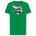 thumbnail image 1 of Metallic Shark Cartoon Tee Men's -Image by Shutterstock, 1 of 1