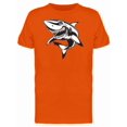 thumbnail image 1 of Metallic Shark Cartoon Tee Men's -Image by Shutterstock, 1 of 1