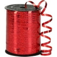 thumbnail image 1 of Metallic Shiny Curling Ribbon，400m，0.5cm for Crafts,Gift Wrapping, Balloon String, Baby Shower, Parties & Festivals, Florist Flowers (Laser red), 1 of 3