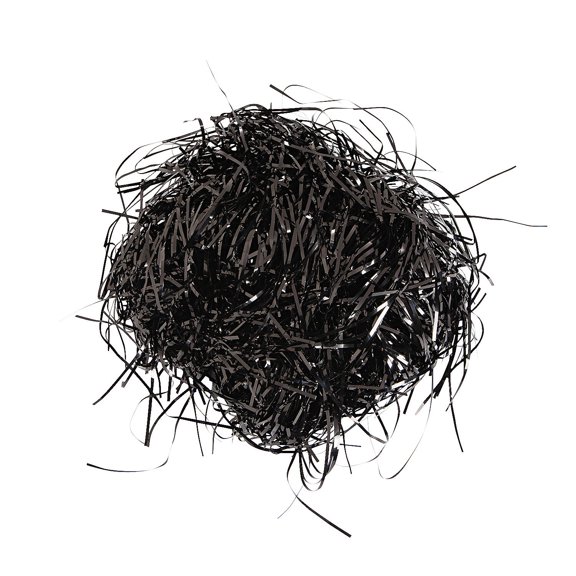 Metallic Shred - Black - Party Supplies - 1 Piece