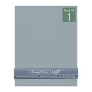Metallic Silver 14x18 Uncut Art Mat Board - No Opening - 1 Mat