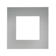 thumbnail image 1 of Metallic Silver Acid Free 16x16 Picture Frame Mats with White Core Bevel Cut for 8x8 Pictures -, 1 of 4