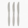 thumbnail image 1 of Metallic Silver Plastic Knives (50 Pc) - Party Supplies - 50 Pieces, 1 of 2