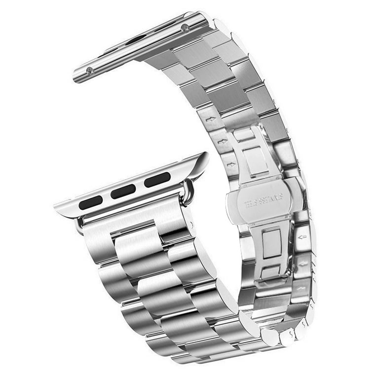 Metallic Stainless Steel Band Compatible with Apple Watch 42mm