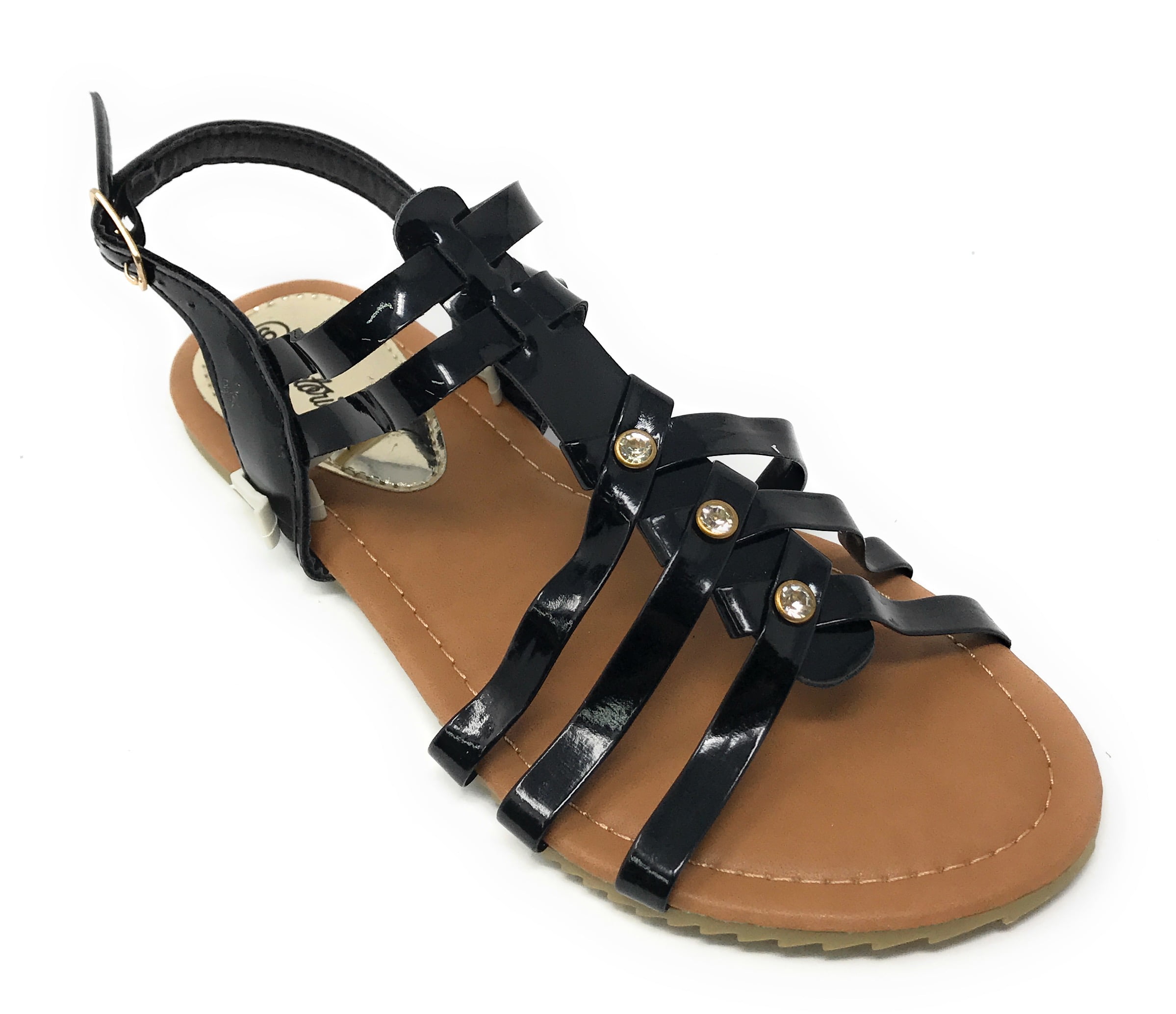 Metallic Strappy Sandal (Women's)