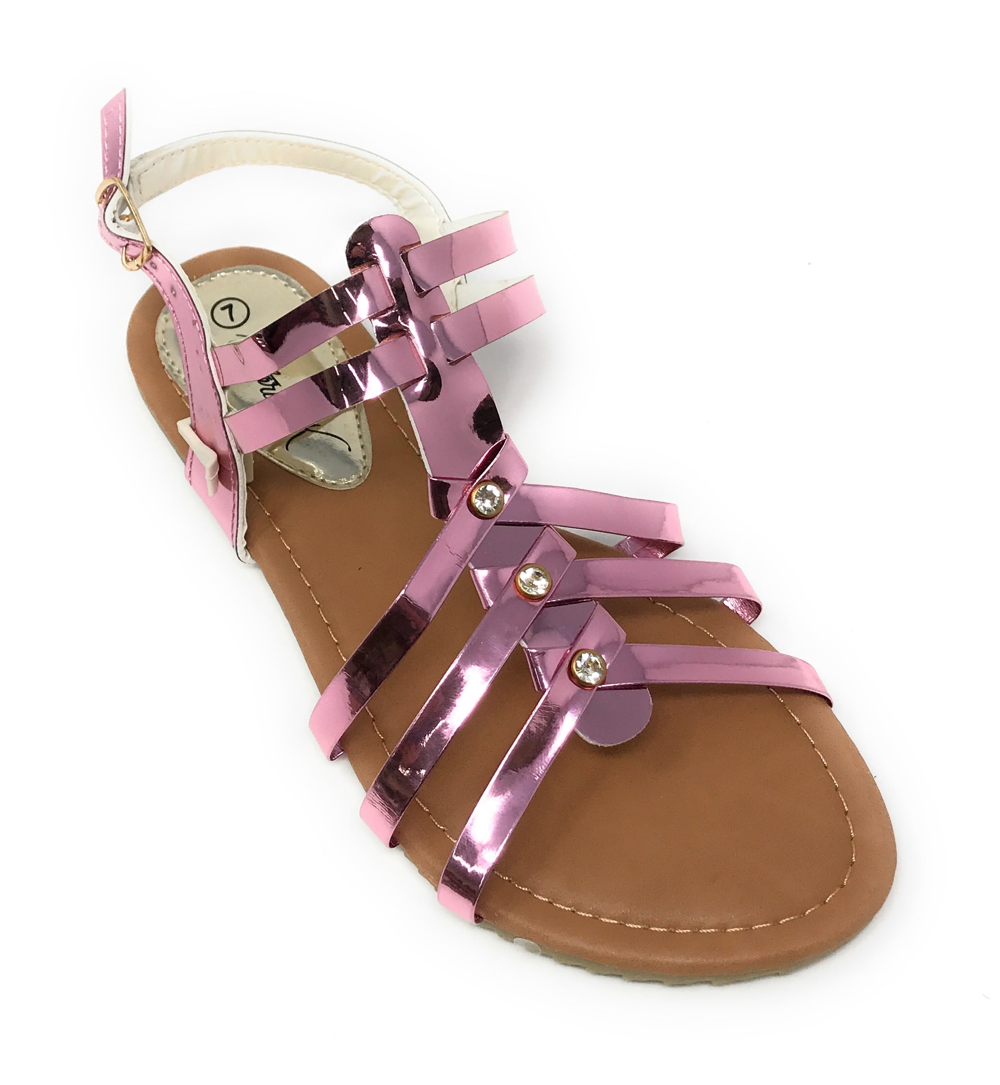Metallic Strappy Sandal (Women's)