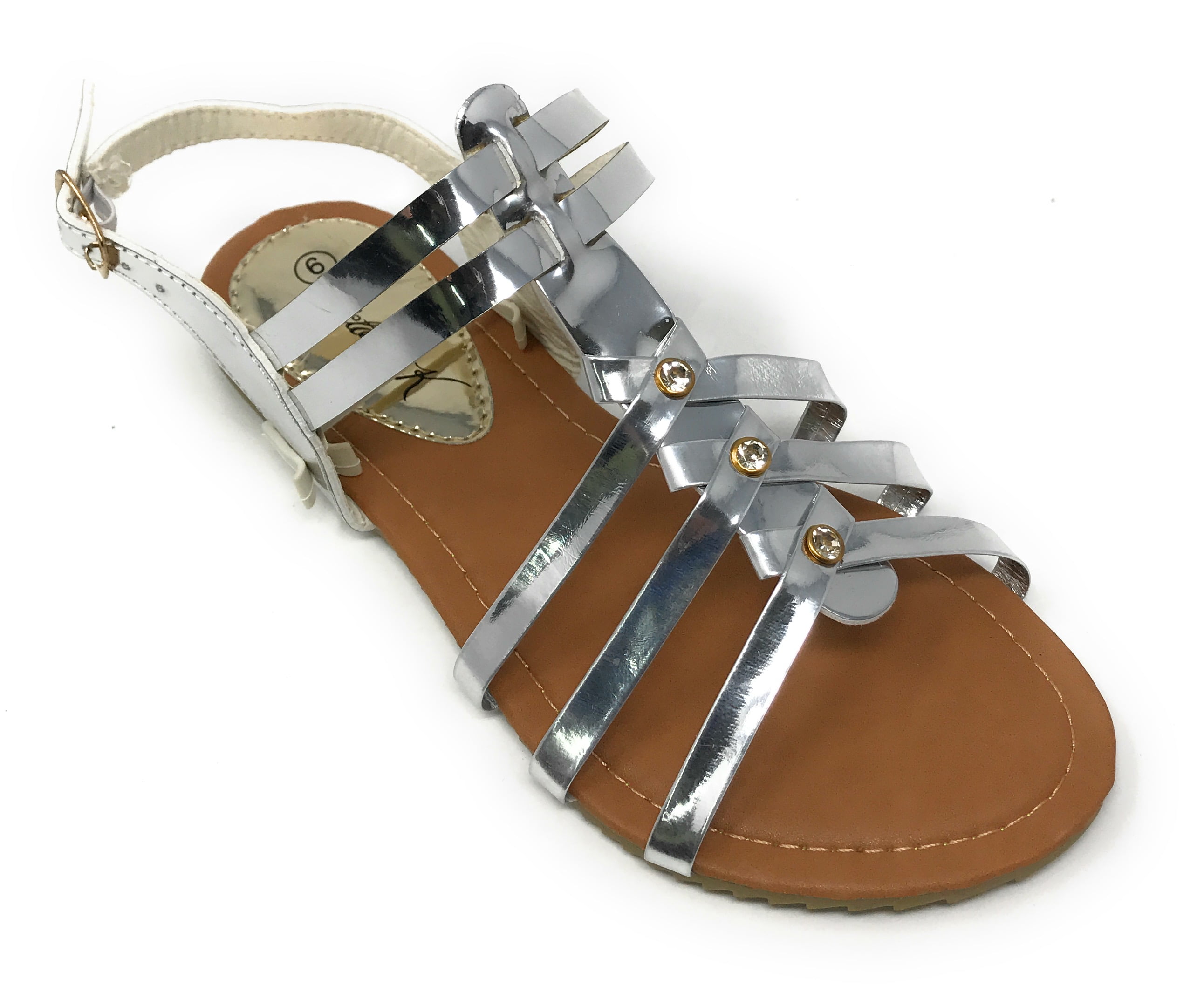 Metallic Strappy Sandal (Women's)