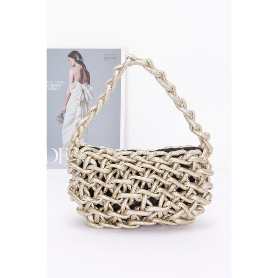 Metallic String Handmade Tote Bag