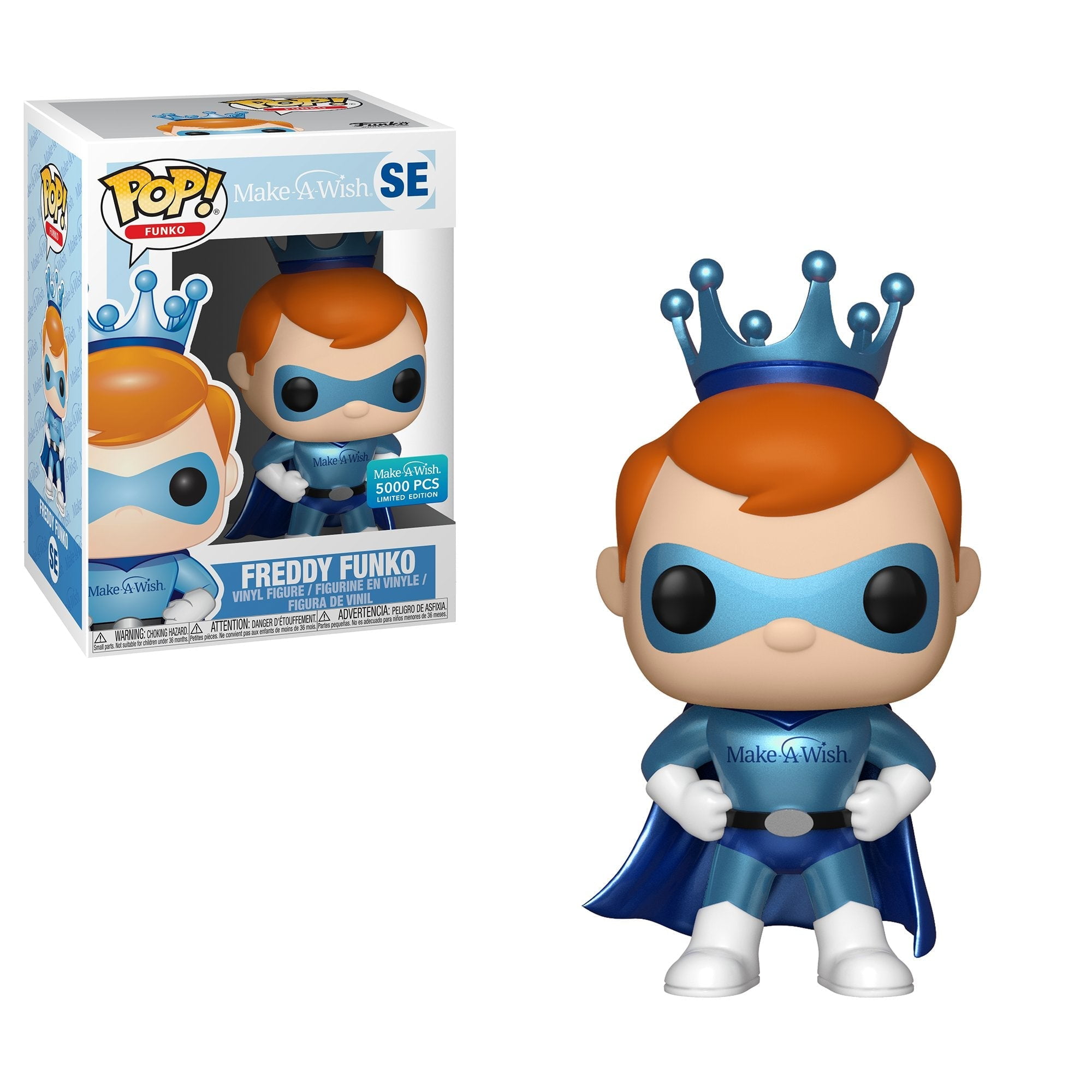 Metallic Superhero Freddy Funko Make A Wish / Funko Shop Exclusive Funko Pop! Vinyl Limited Edtion 5000 PCS