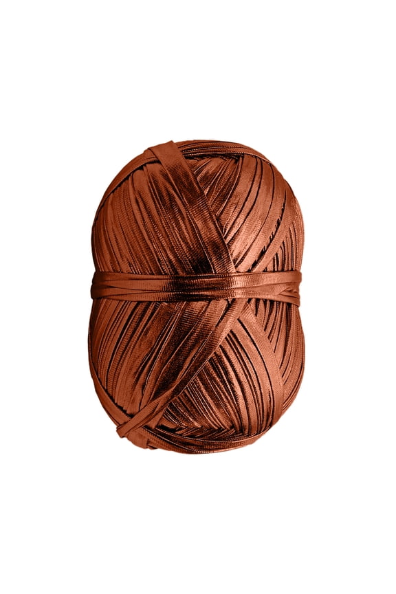 Metallic T-Shirt Yarn Fabric Cloth Knitting Yarn for Handmade Bag Blanket Multicolor Crochet Yarn for Crocheting Bag Weaving Rug Making Beginners DIY Keychain 50Yard