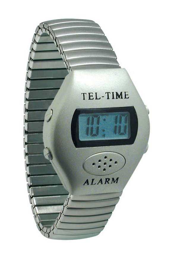 Metallic Talking Watch - Oval Face-Unisex