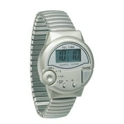 Metallic Talking Watch - Round Face-unisex