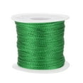 thumbnail image 1 of Uxcell Metallic Tinsel Cord Rope Cord Wrapping Ribbon Non-Stretchy Strings for Gift Thread Ornament Grass Green, 1 of 7