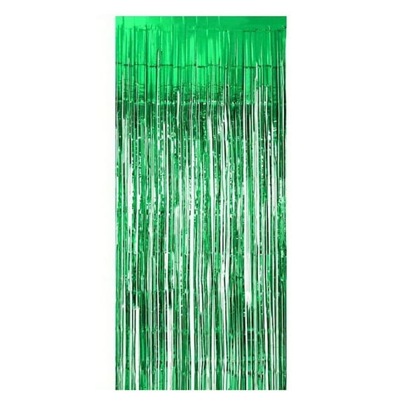 Metallic Tinsel Curtain Photo Booth Door Streamers Backdrop Birthday Wedding Bachelorette Party Decoration