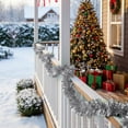 thumbnail image 1 of (Off-Season Clearance)Metallic Tinsel Garland - 78.7in Blue Christmas Decor, Xmas Tree Garland, Party Hanging Tinsels, 1 of 6