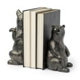 thumbnail image 1 of Metallic Tone Grizzly Bear Bookends, 1 of 5