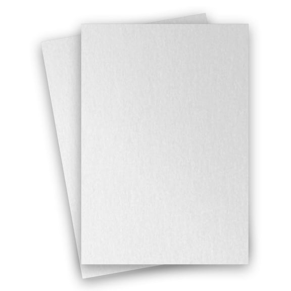 Metallic WHITE CRYSTAL 8.5X14 (Legal) Paper 105C Cardstock - 150 PK -- Pearlescent 8-1/2-x-14 Metallic Card Stock Paper - Business, Card Making, Designers, Professional and DIY Projects
