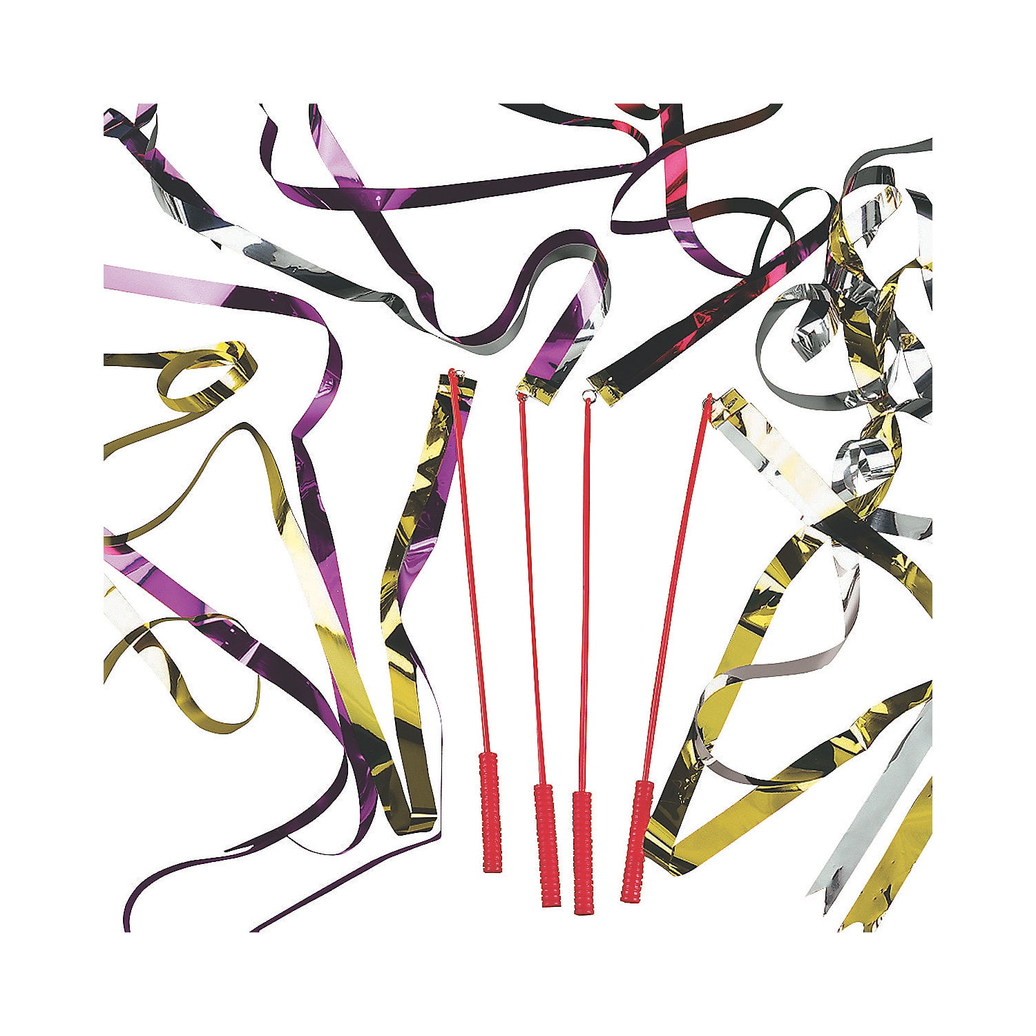 Metallic Waving Streamers 12 Pieces