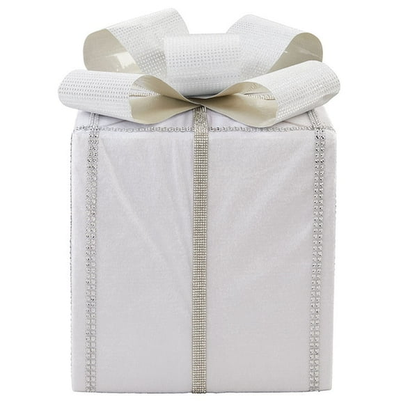 Metallic White Presents - Small Metallic White Present