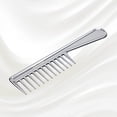 thumbnail image 1 of Metallic Wide Tooth Comb with Handle, 1 of 3