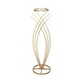 thumbnail image 1 of Metallic Wire Mermaid Tail Stand, 36-Inch, Gold, 1 of 1