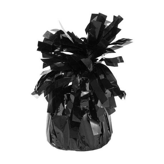 Metallic Wrapped Balloon Weight,Baloon Weights,Black Balloon Centerpiece and Bouquet Holders,Party Decoration Accessories for Birthdays,Weddings,Graduations,and Retirement Celebrations,1 PC