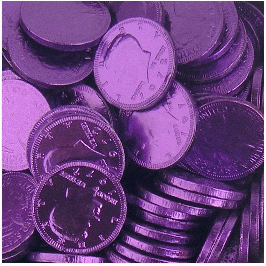 Metallic Ed Milk Chocolate Deep Purple Large Coins In 1 Lb Mesh Bag metallic-ed-milk-chocolate-deep-purple-large-coins-in-1-lb-mesh-bag