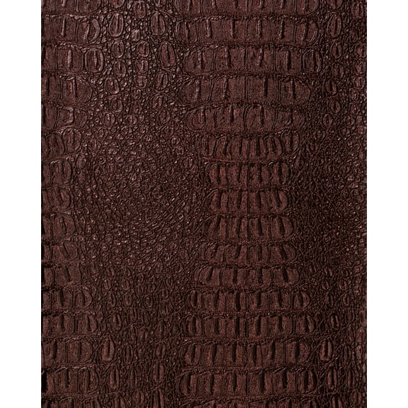 Metallic gator faux leather fabric designed with a flannel backing and ideal for upholstery projects, accent pieces, automobile upholstery, design, crafts, and much more.